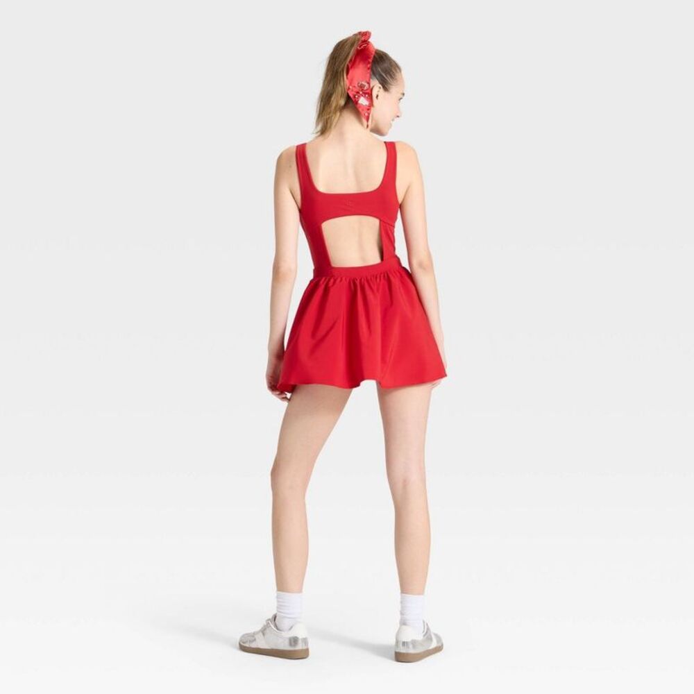 Women's Game Day Active Dress - JoyLab Crimson S - Picture 2 of 5